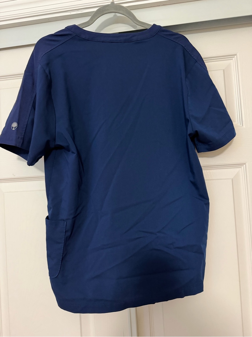 Healing Hands Navy Scrub Top - Short Sleeve - Picture 10 of 10
